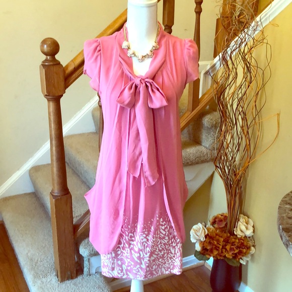 Chiffon Summer Shift Dress - Picture 2 of 7